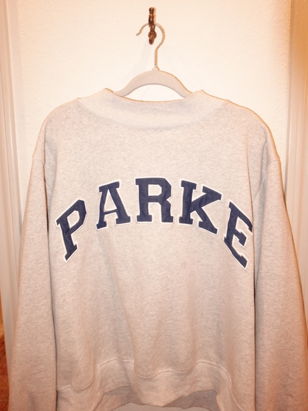 Parke Navy + White Mockneck